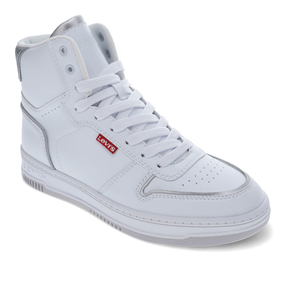 Levi's Womens Drive Hi Synthetic Leather Casual Hightop Snea