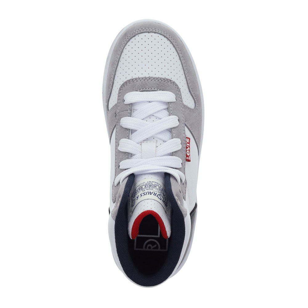 Levi's Kids Drive Hi Unisex Vegan Synthetic Leather Casual Hightop Sneaker Shoe - Picture 20 of 24