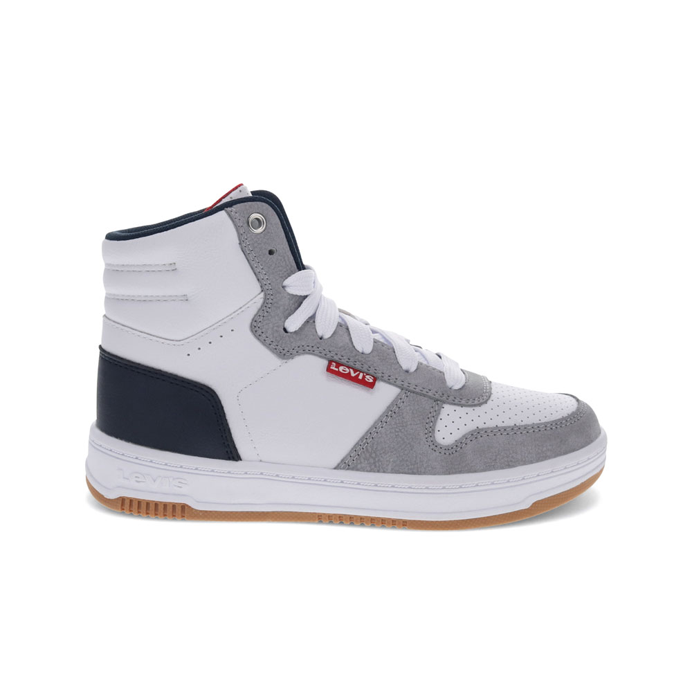 Levi's Kids Drive Hi Unisex Vegan Synthetic Leather Casual Hightop Sneaker Shoe - Picture 24 of 24