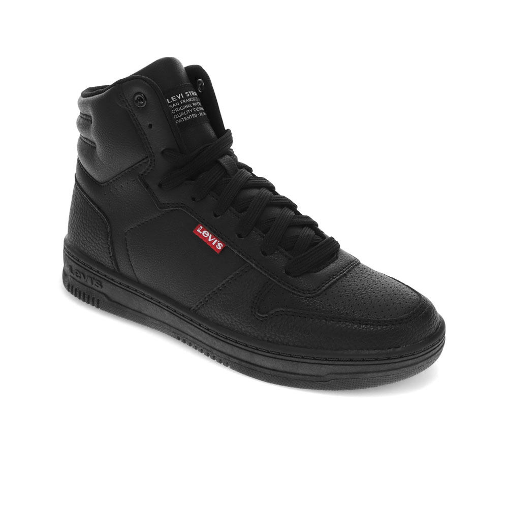 Levi's Kids Drive Hi Unisex Vegan Synthetic Leather Casual Hightop Sneaker Shoe - Picture 7 of 24