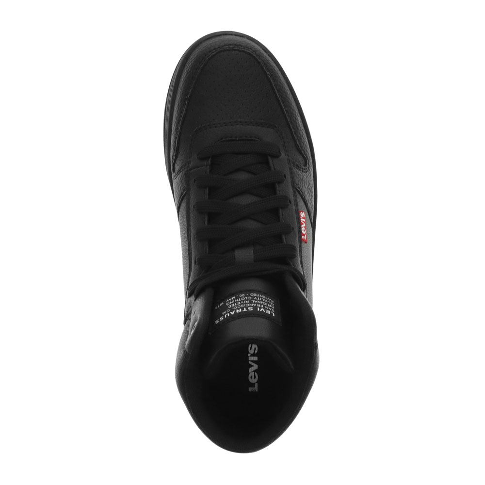 Levi's Kids Drive Hi Unisex Vegan Synthetic Leather Casual Hightop Sneaker Shoe - Picture 8 of 24