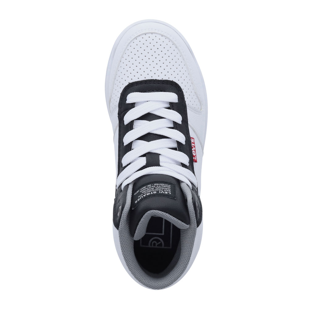 Levi's Kids Drive Hi Unisex Vegan Synthetic Leather Casual Hightop Sneaker Shoe - Picture 14 of 24