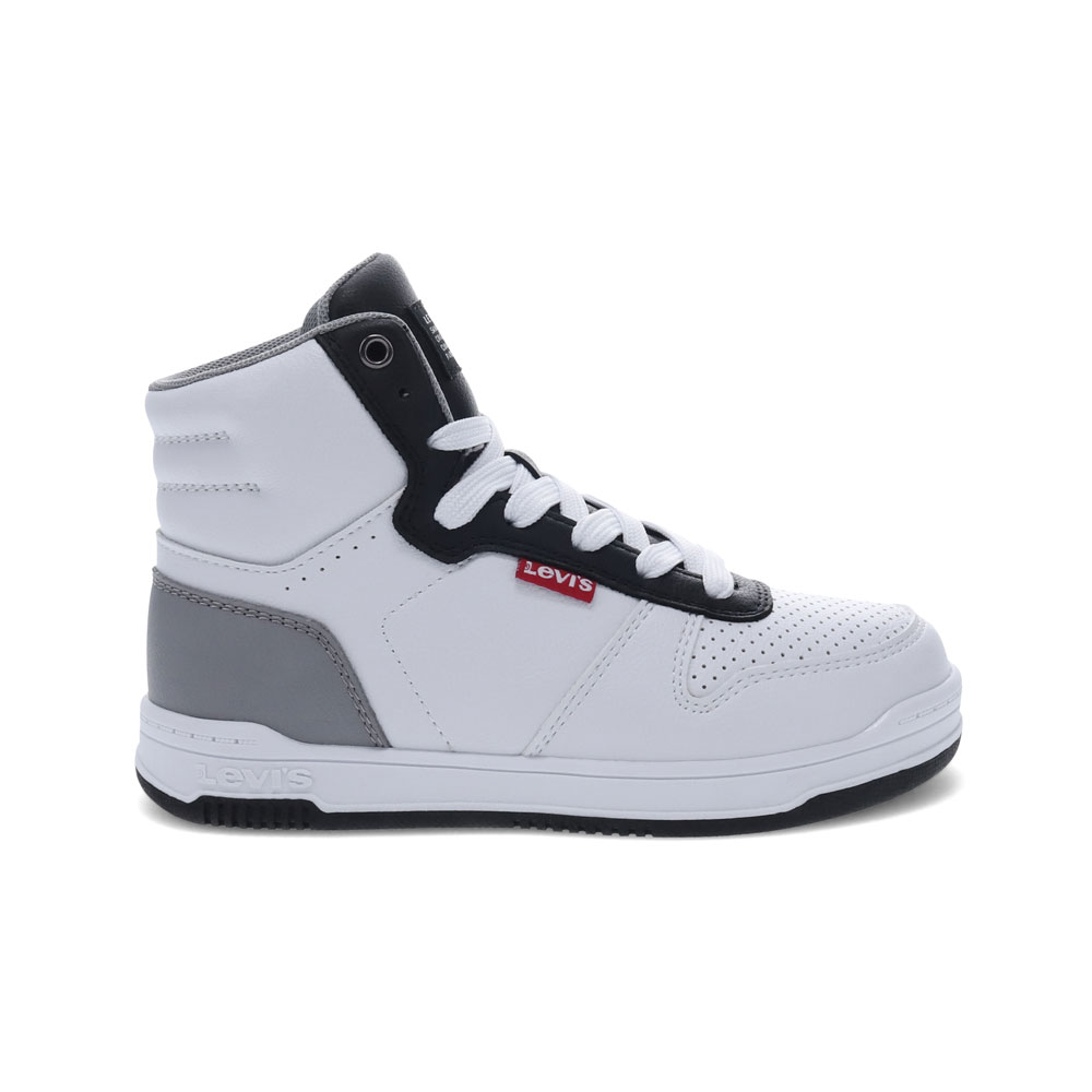 Levi's Kids Drive Hi Unisex Vegan Synthetic Leather Casual Hightop Sneaker Shoe - Picture 18 of 24