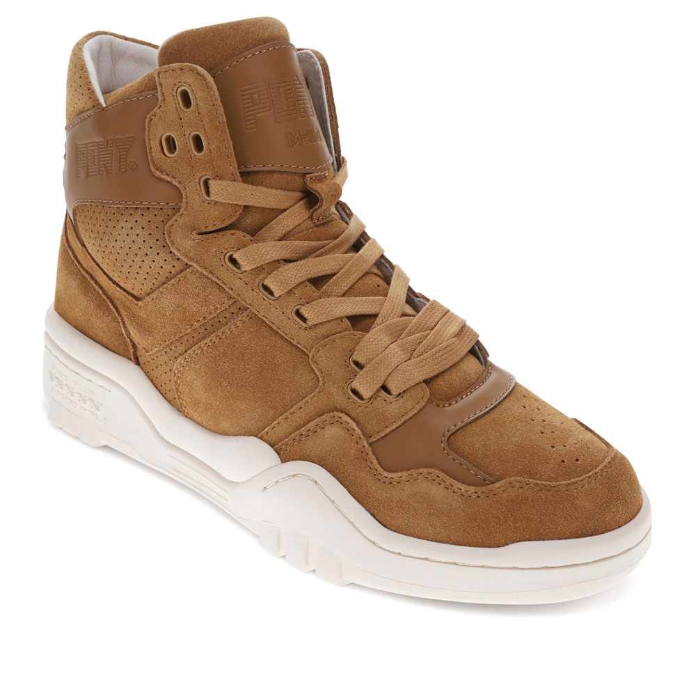 PONY Mens M110 Lux Genuine Leather and Suede Premium Lace Up Athletic Sneaker - Picture 13 of 18
