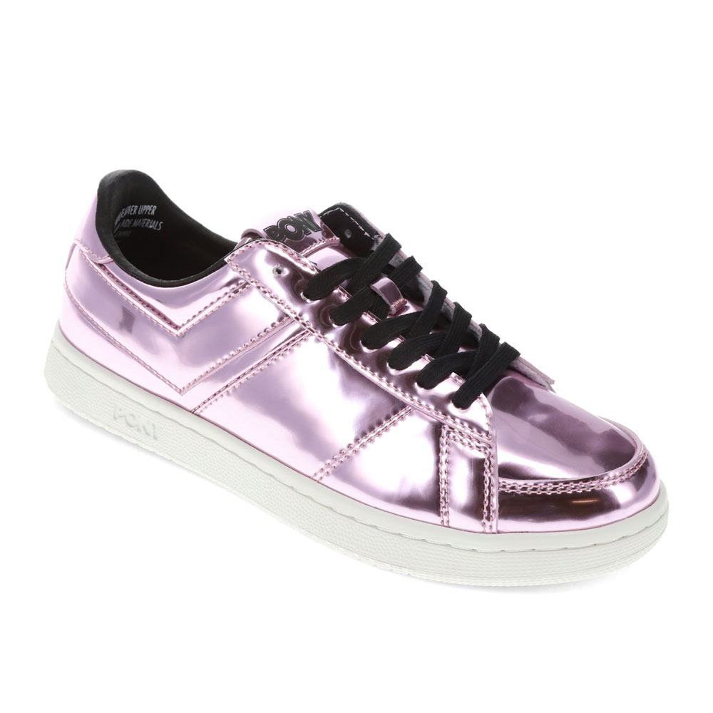 PONY Mens M-80 Low Metallic Genuine Leather Premium Lace Up Athletic Sneaker - Picture 7 of 18