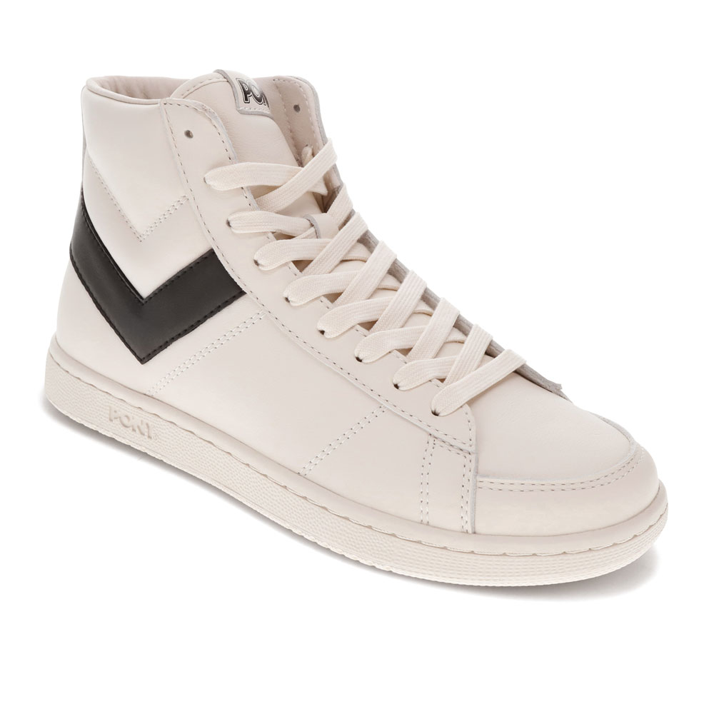 PONY Mens M-80 High Genuine Leather Premium Lace Up Athletic Sneaker Shoe - Picture 7 of 12