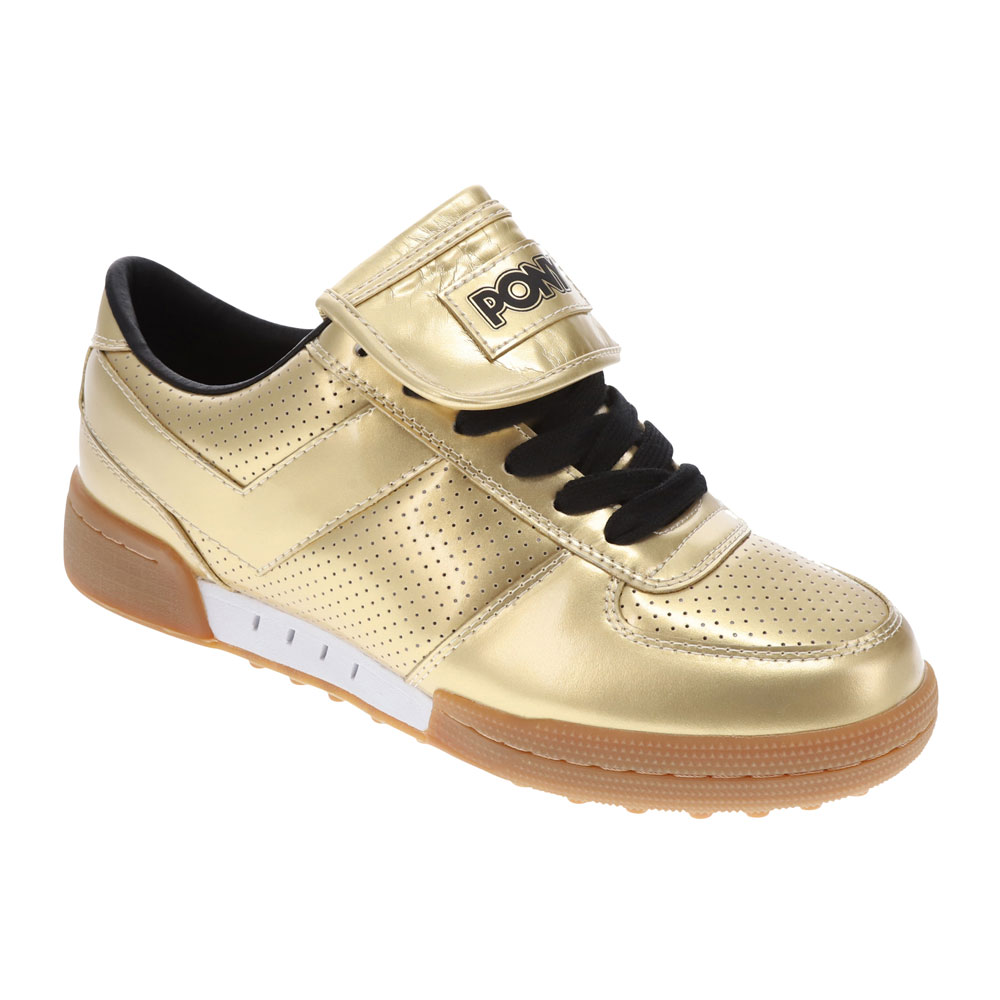 PONY Mens Linebacker Metallic Genuine Leather Premium Lace Up Athletic Sneaker - Picture 7 of 12