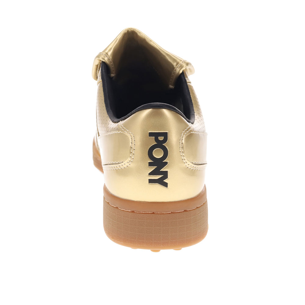 PONY Mens Linebacker Metallic Genuine Leather Premium Lace Up Athletic Sneaker - Picture 9 of 12