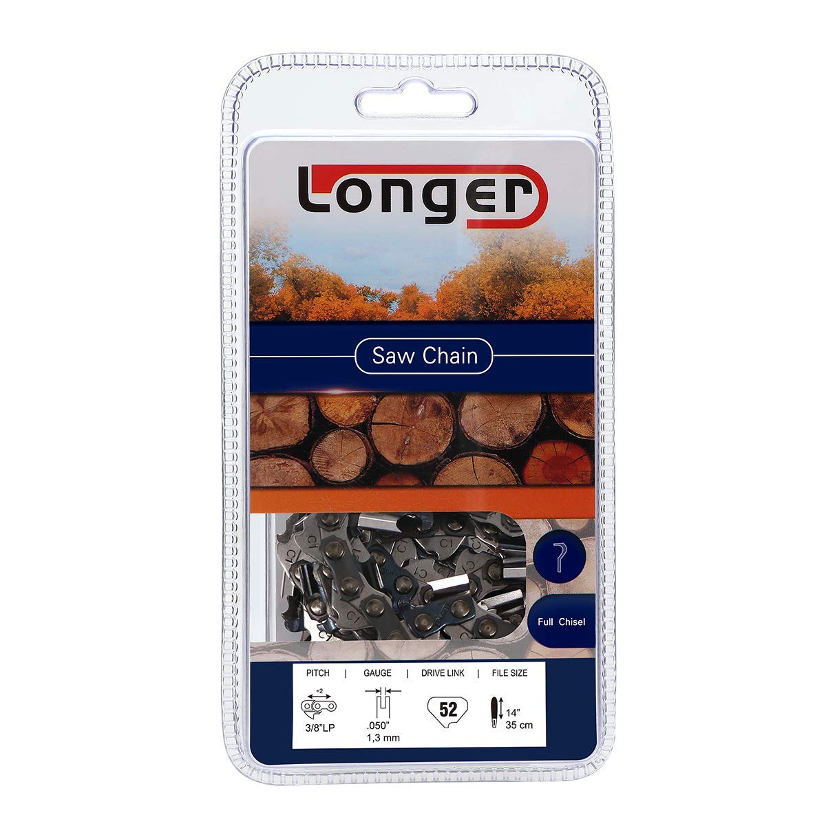 14/'/' Metal Chainsaw Saw Chain Blade 3//8/'/'LP .050 Gauge 52DL Pole Cut Wood Quick