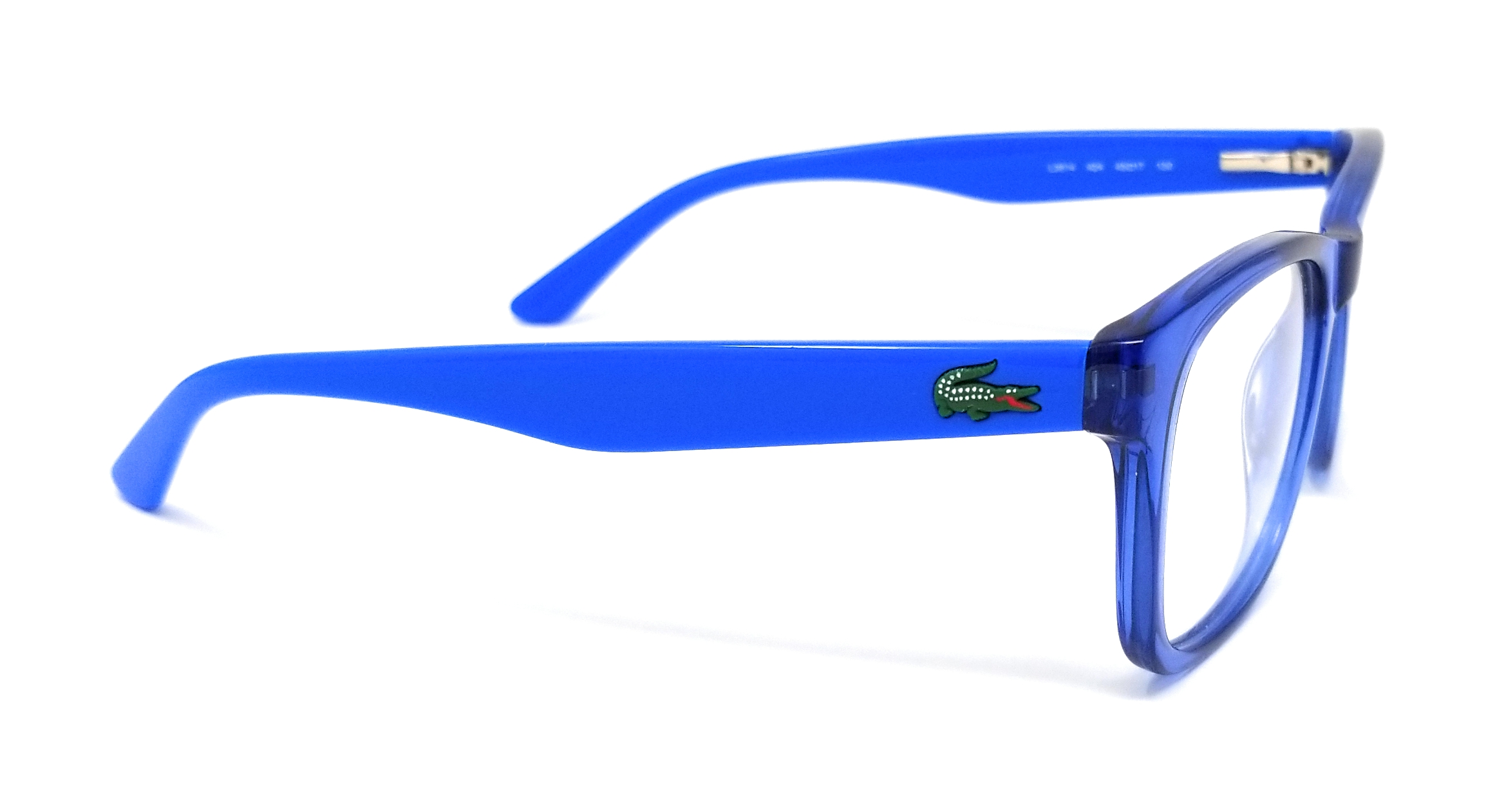 LACOSTE Eyeglasses L3614 424 Blue Rectangle Children's 45x17x130 eBay