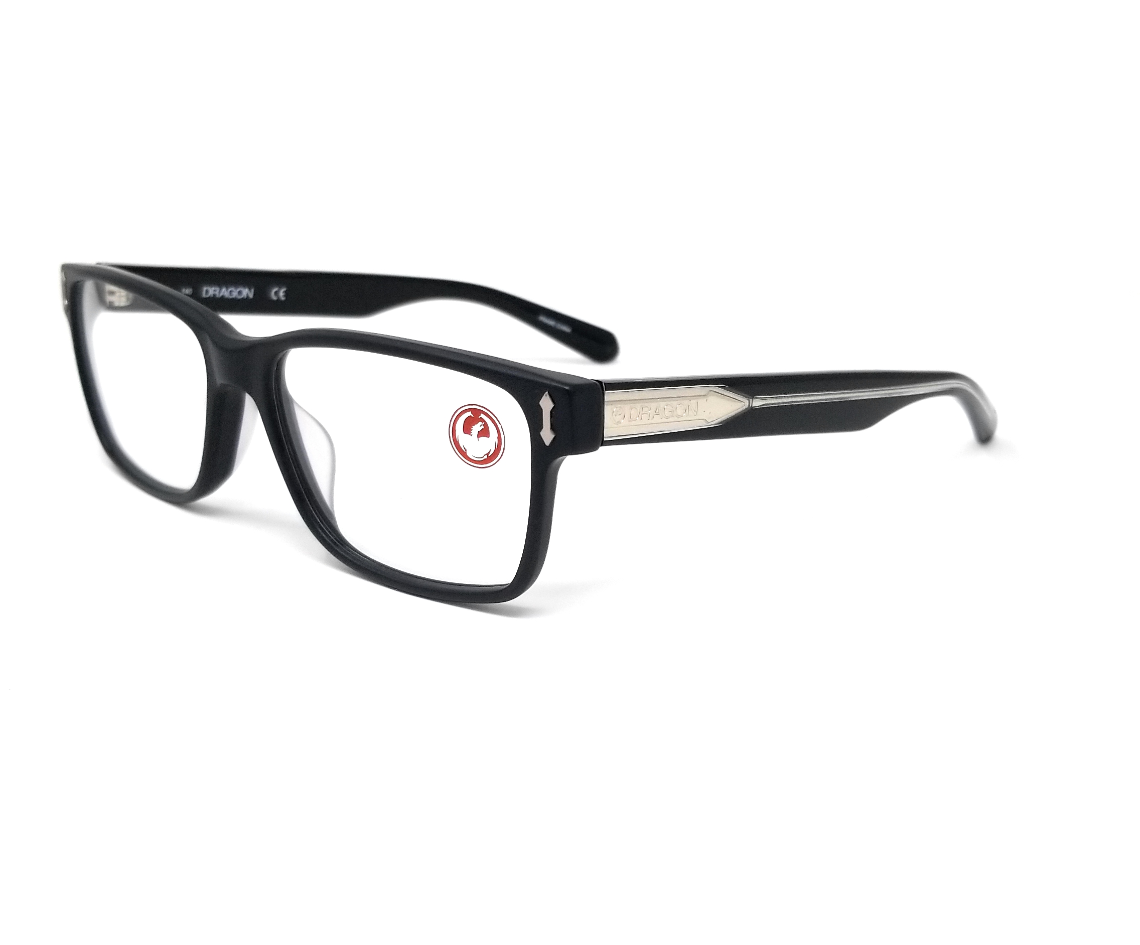 DRAGON Eyeglasses DR133 NOAH 002 Matte Black Rectangle Men's 54x16x140