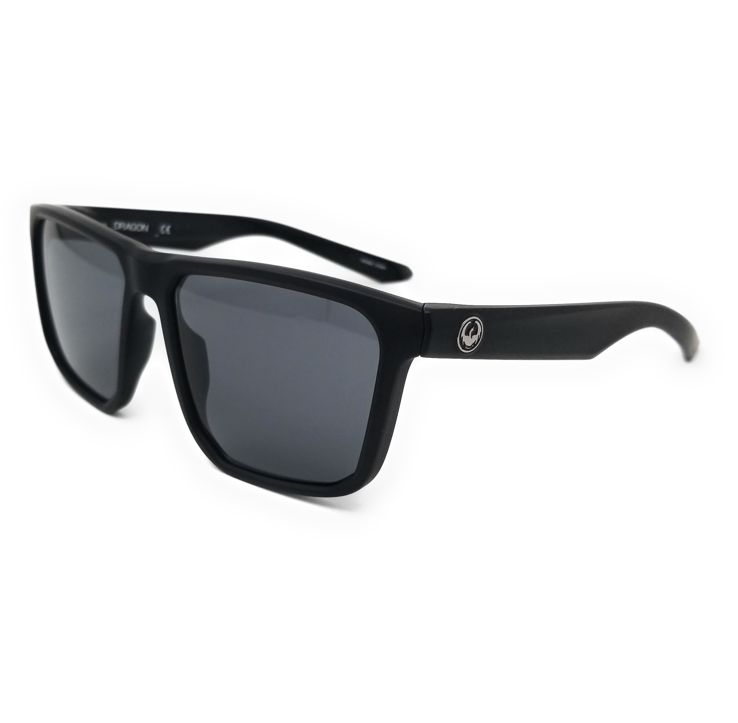 DRAGON Sunglasses EDGER 002 Matte Black Rectangle Men 56x16x145 eBay
