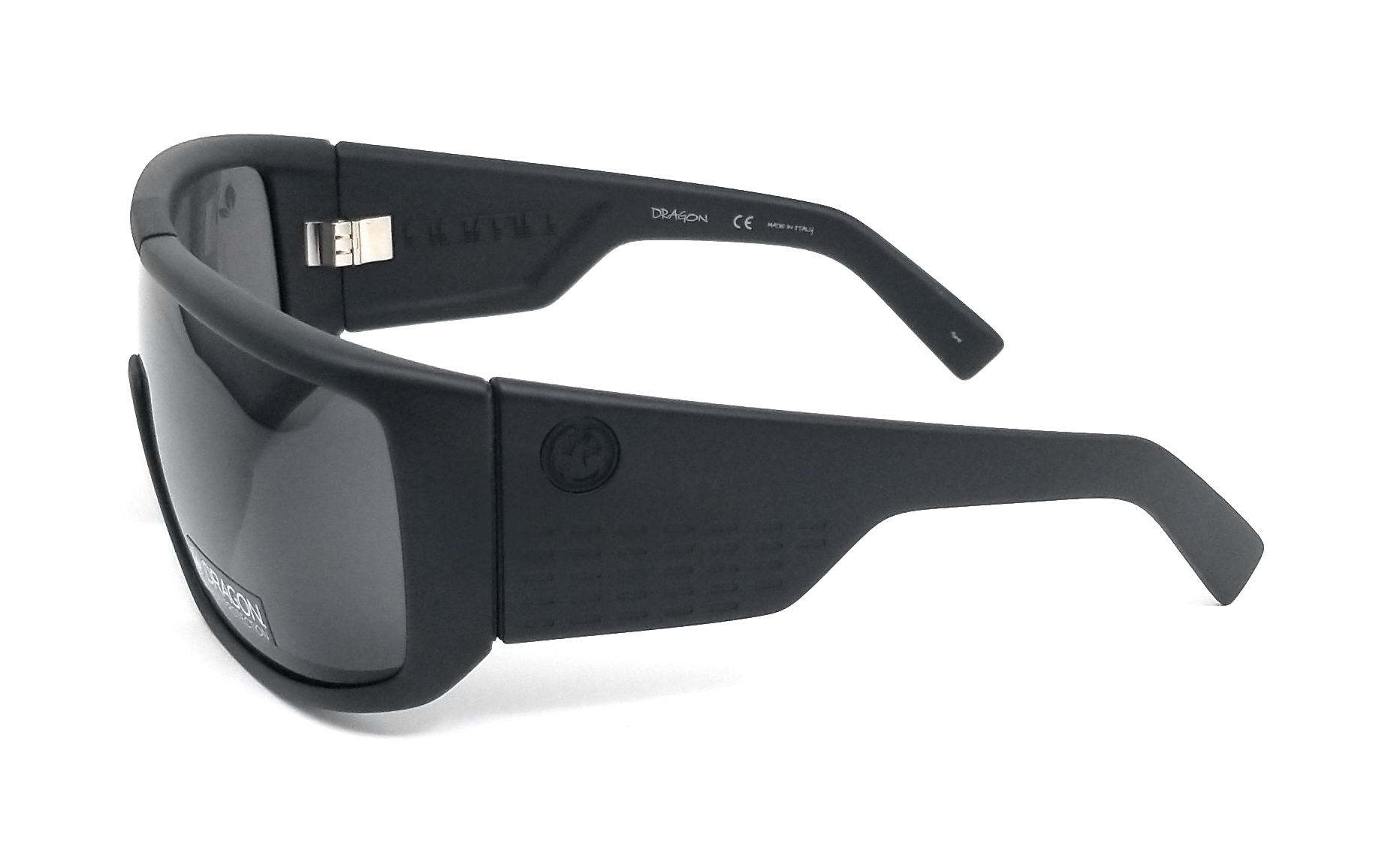 DRAGON Sunglasses DOMO LL MI 008 Murdered Black Rectangle Men 70x14x130