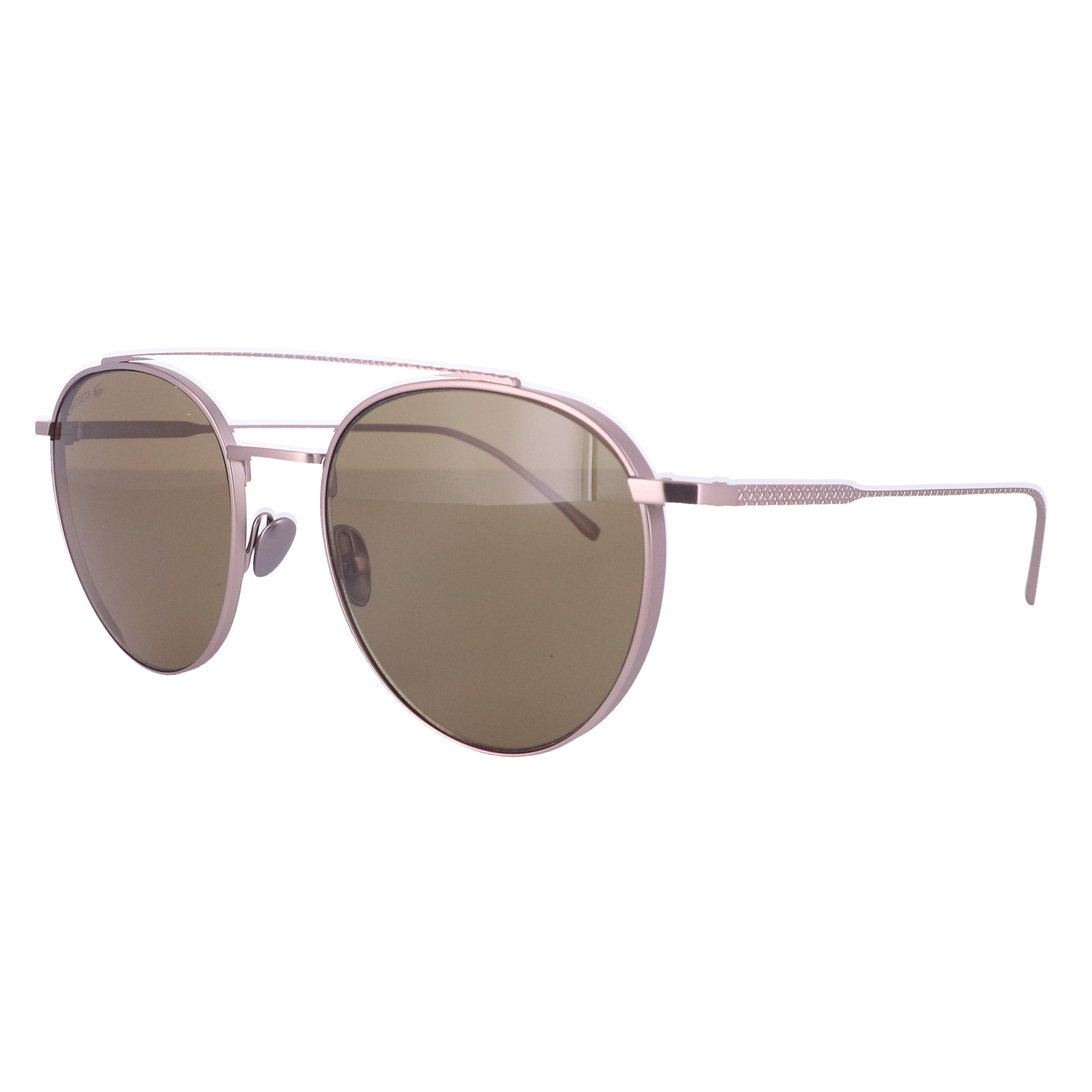 LACOSTE Sunglasses L216S 033 Matte Light Ruthenium Oval Unisex Adults