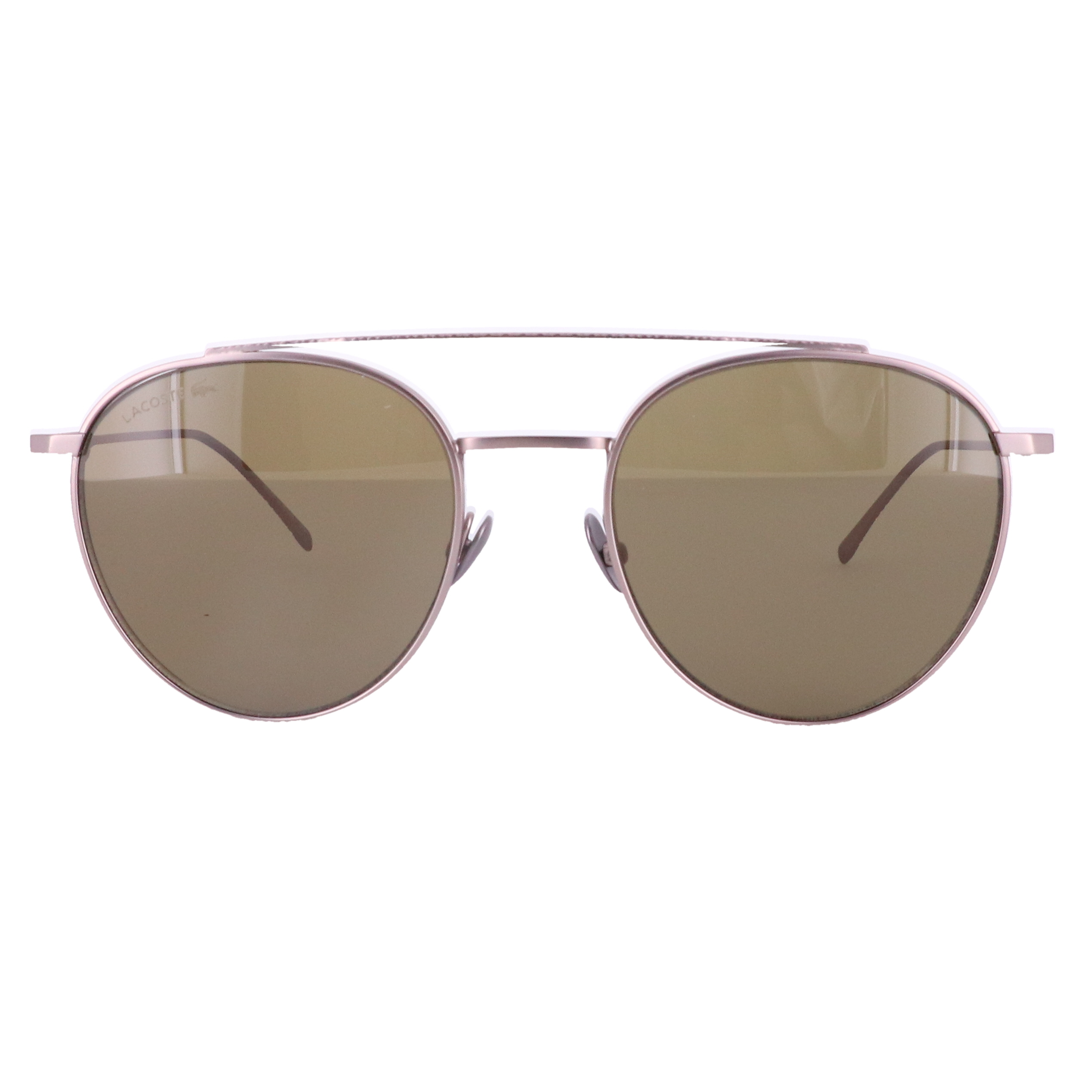 LACOSTE Sunglasses L216S 033 Matte Light Ruthenium Oval Unisex Adults