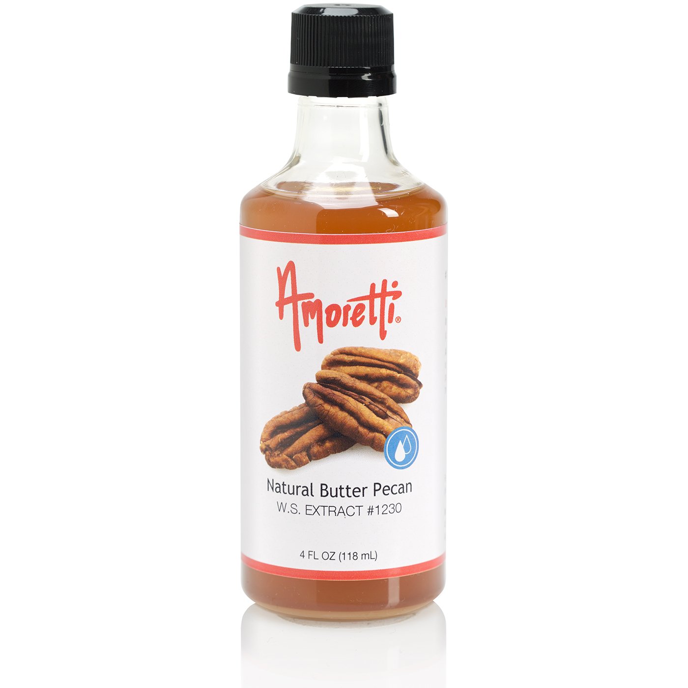 Amoretti Natural Butter Pecan Extract Water Soluble ...