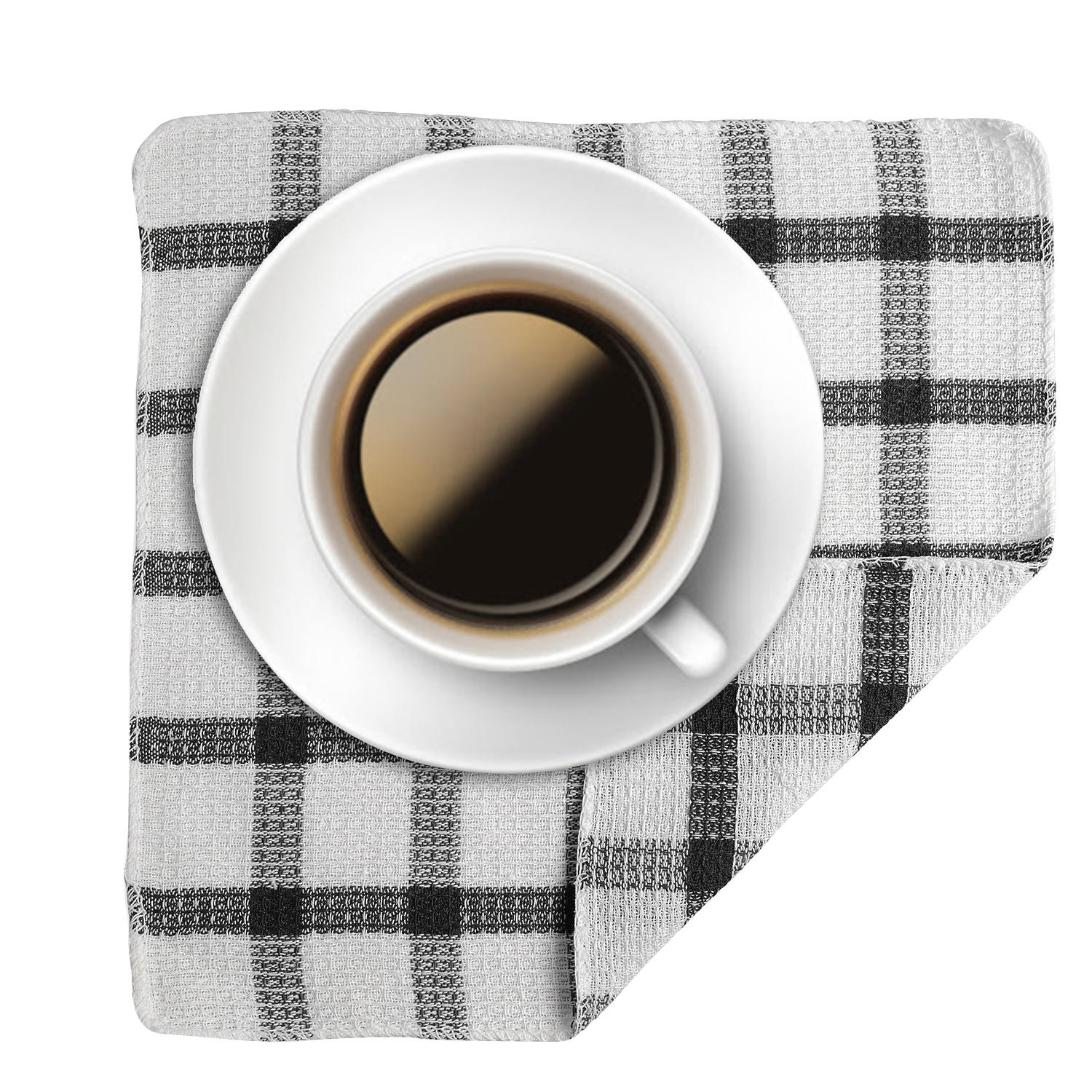 thumbnail 31 - Set of 24 Checkered Pattern Kitchen Tea Towels Dish Scrubbing Cleaning Cloth