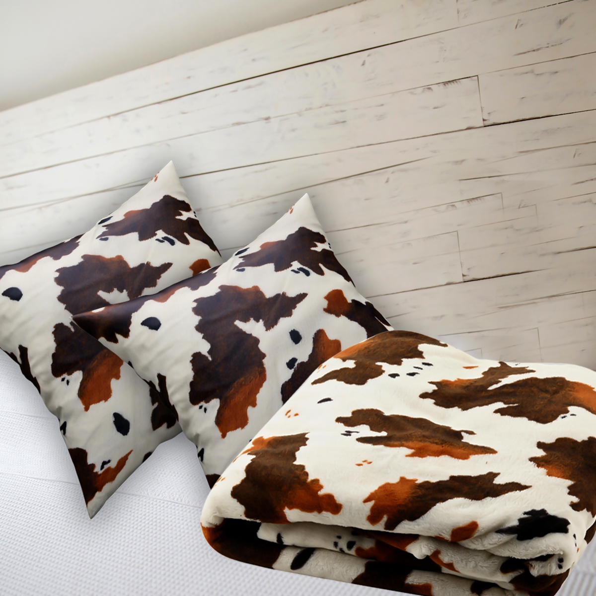 Homesmart Cow Print Blanket Queen Size Microfiber Soft Cow Print Stuff - Picture 21 of 37