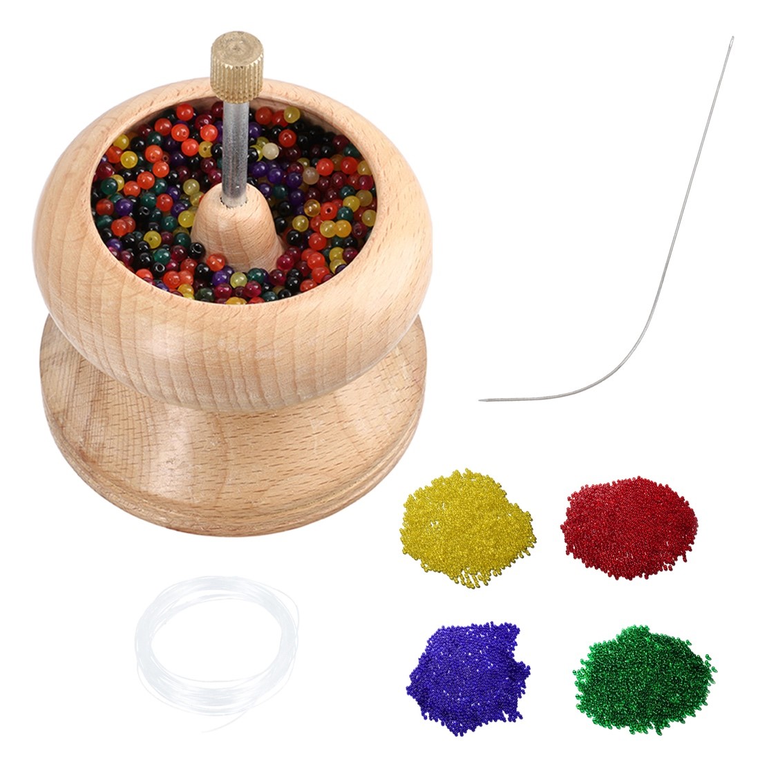 Bead Spinner Kit with 2 Big Eye Needles & Accessories - Picture 28 of 64