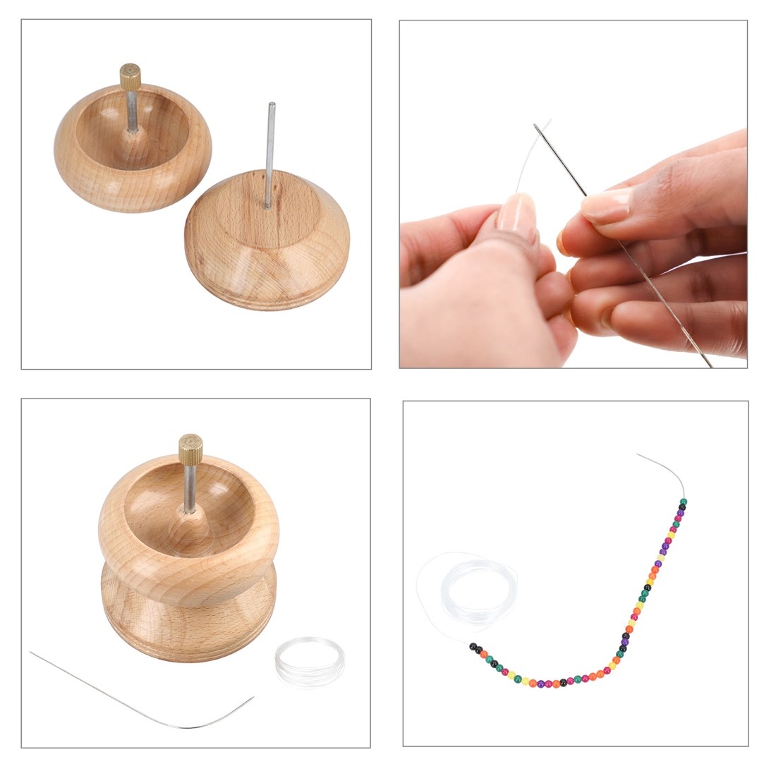 Bead Spinner Kit with 2 Big Eye Needles & Accessories - Picture 26 of 64