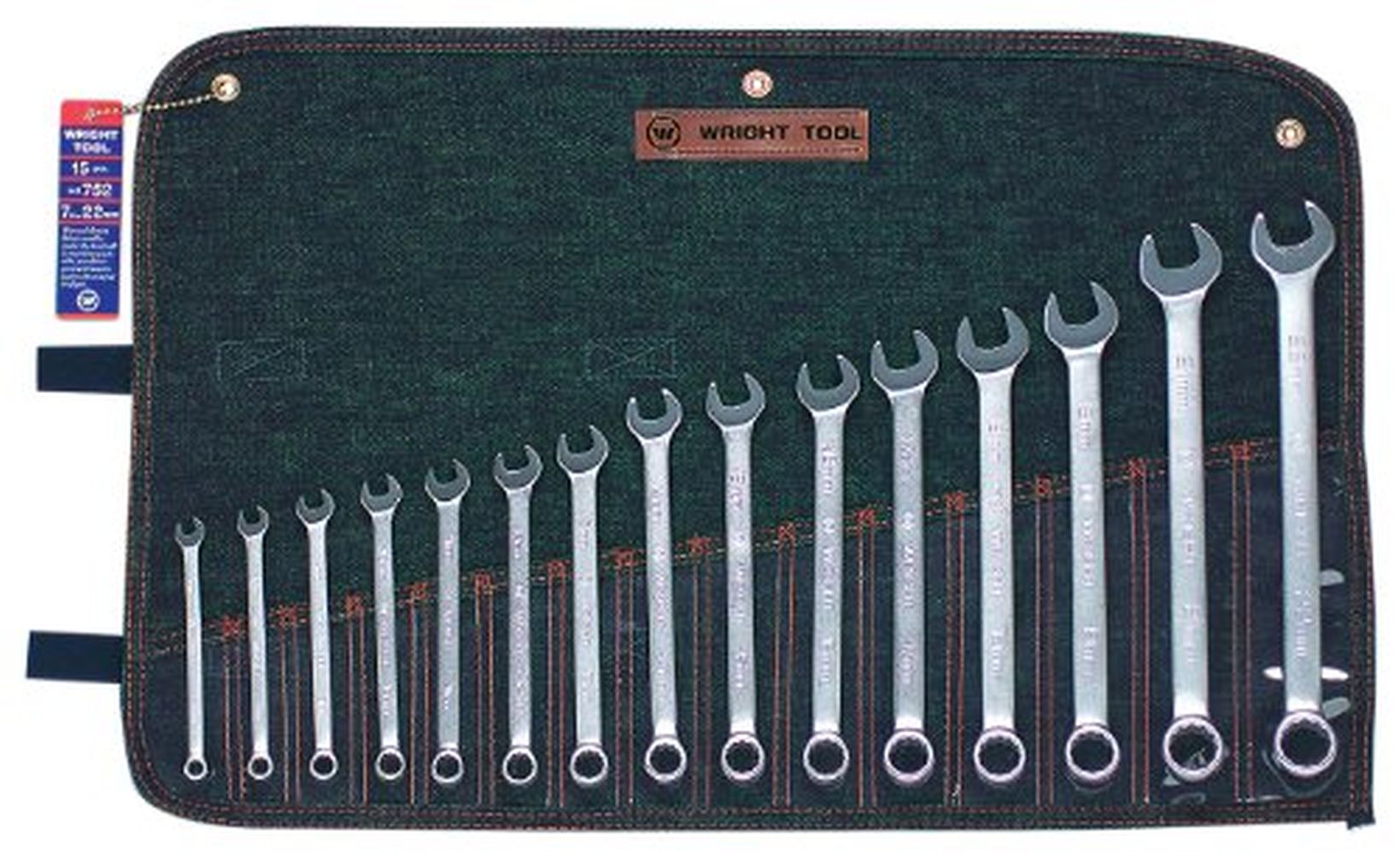 Wright Tool 752 12 Point Metric Combo Wrench Set, 7mm 22mm 15PC eBay