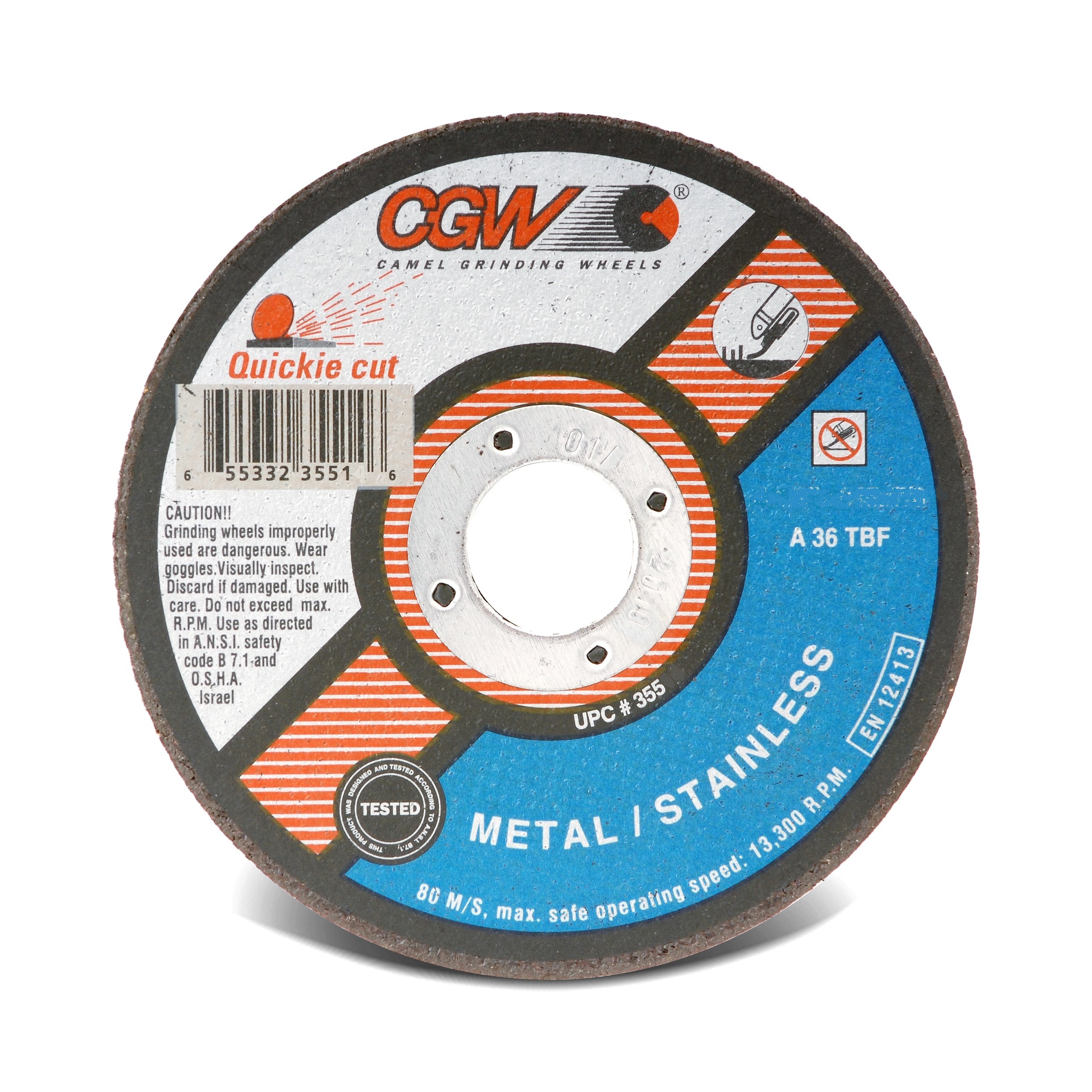 CGW 35517 Cut Off Wheel T01 6x.045x7/8 25Pack eBay