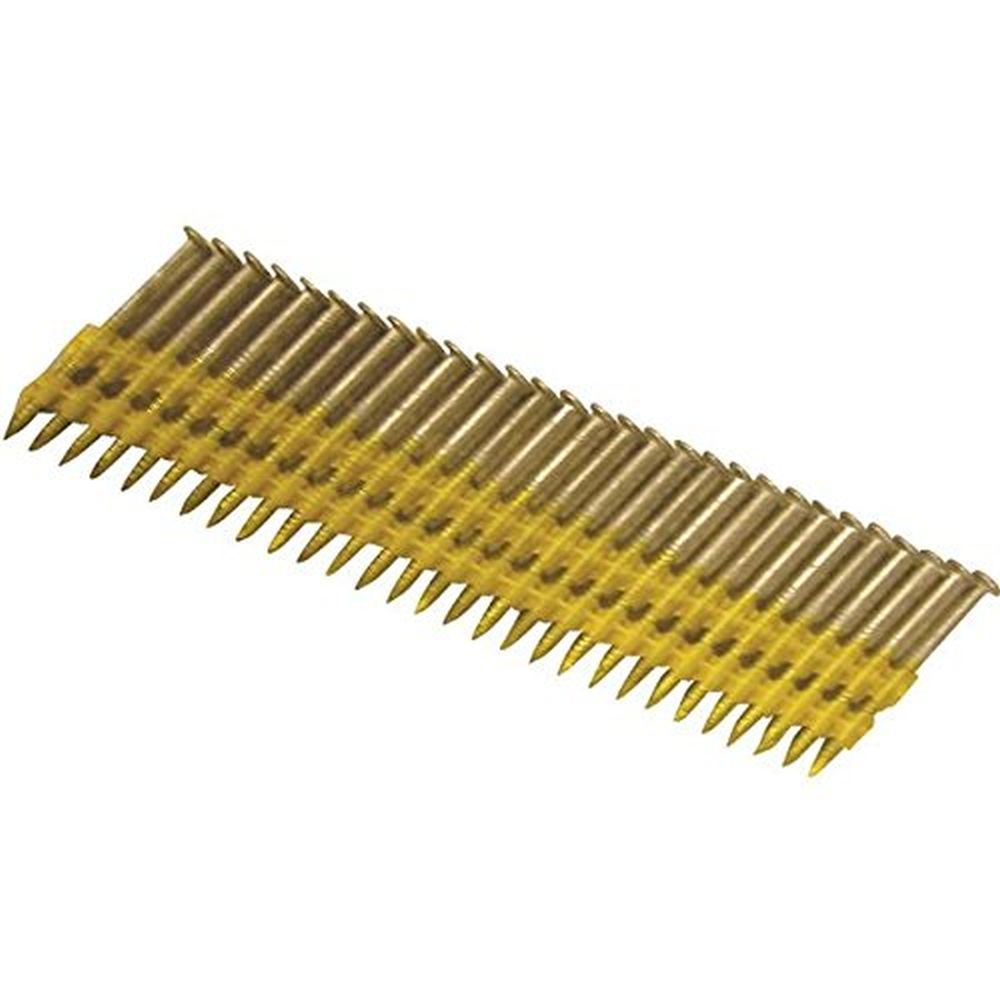 Grip Rite GR08RHG1M 21deg Strip Rnd Hd Collated Framing Nails,23/8"x0