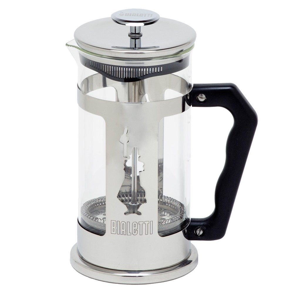 Bialetti Preziosa 8 Cup French Press Coffee Maker, Stainless Steel