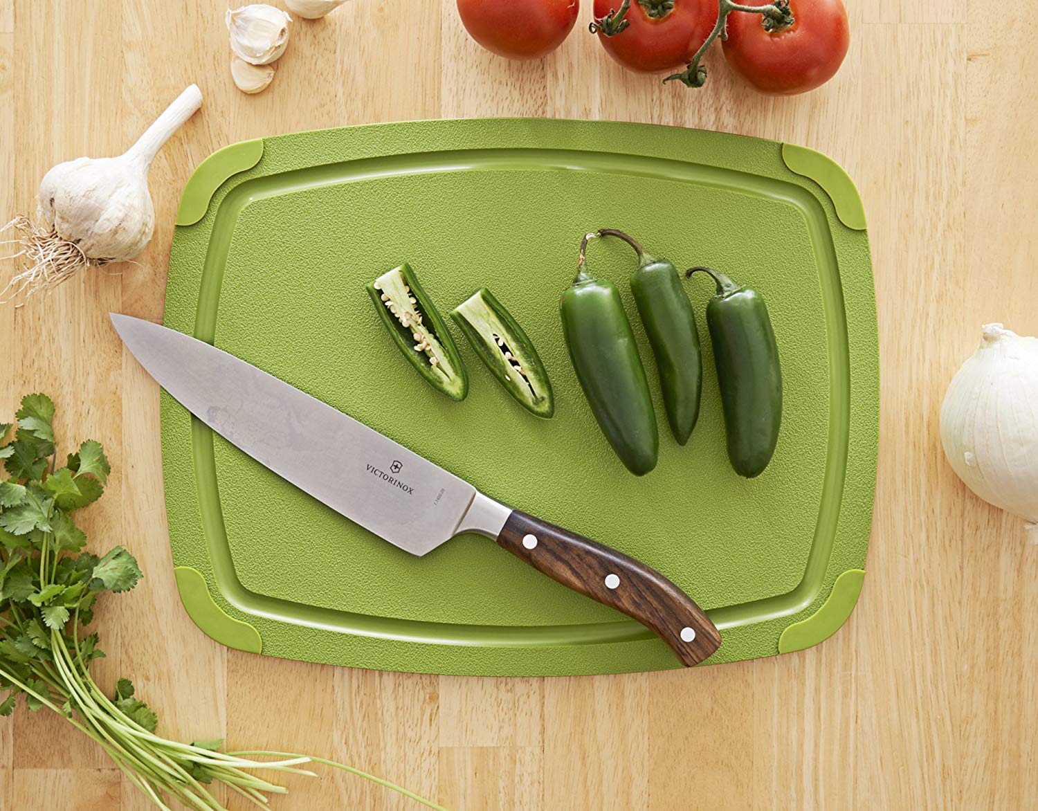 Epicurean Cutting Board with Removable Silicone Corners, 14.5" by 11.25