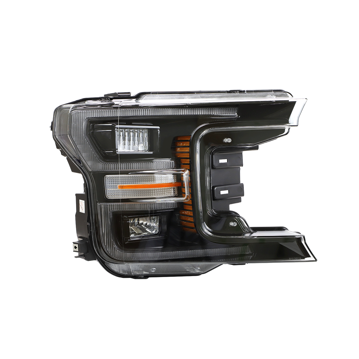 LED Headlights Projector Assembly for Ford F150 F150 20182020 Black