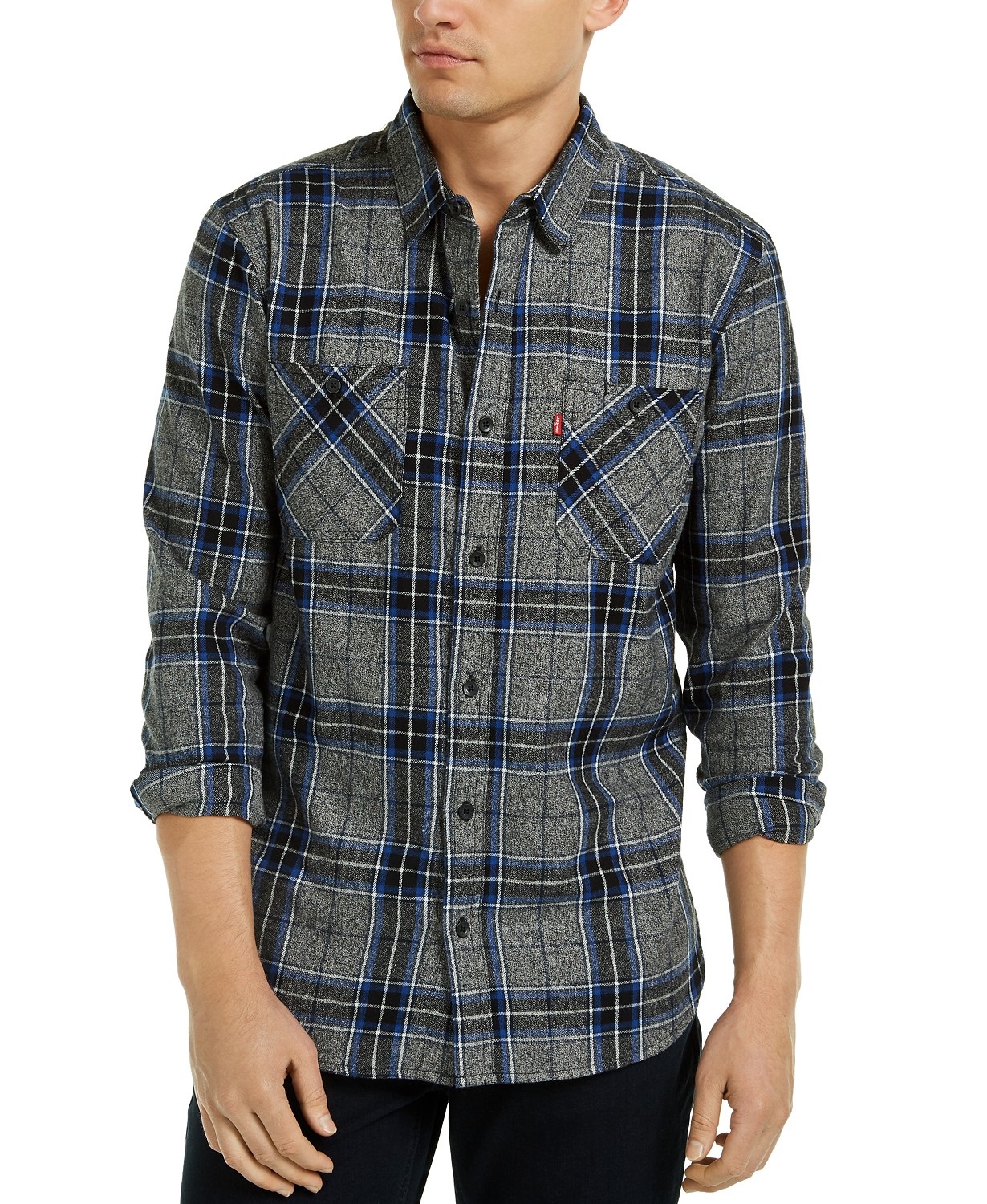 levi's flannel shirt mens