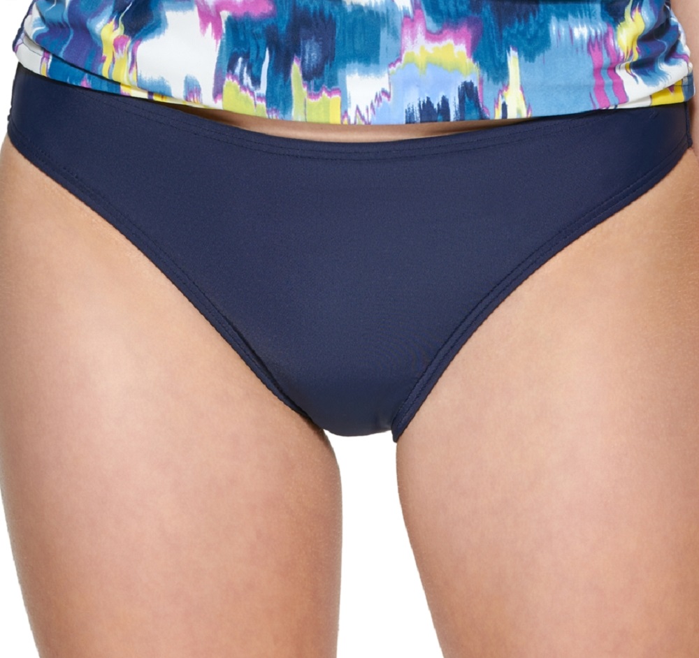 DKNY Women's Classic Bikini Bottoms Swimsuit Blue Size Large - Picture 8 of 9