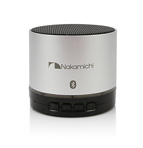 Nakamichi BT06S Series Super Bass Wireless Round Bluetooth Speaker - Silver | eBay