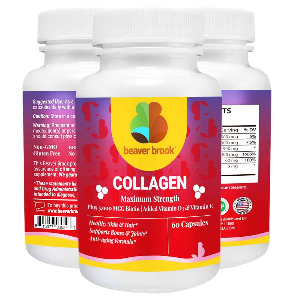 Beaver Brook Collagen AntiAging Formula 60 Capsules