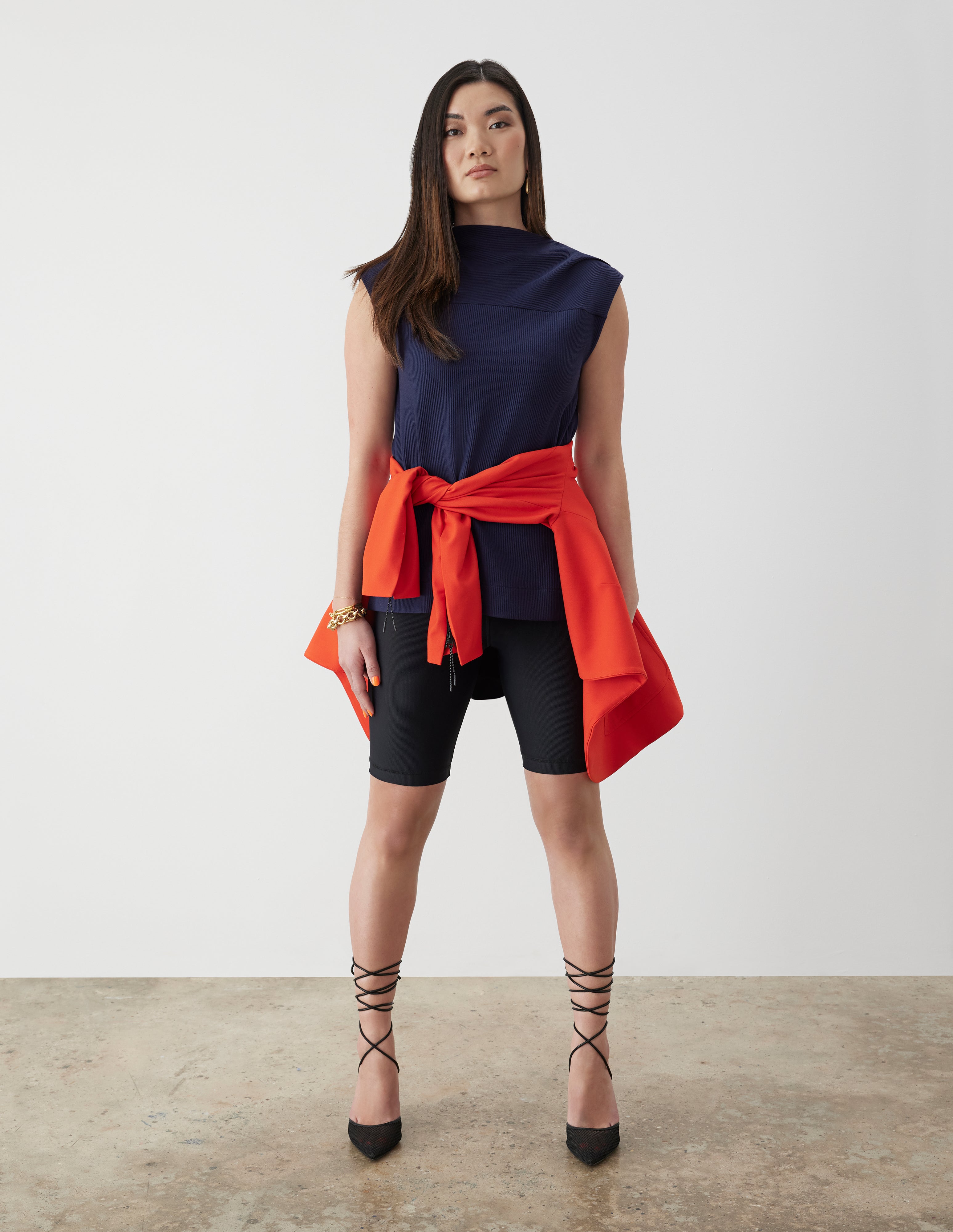 GSTQ Asymmetric Neck Top - Picture 14 of 26