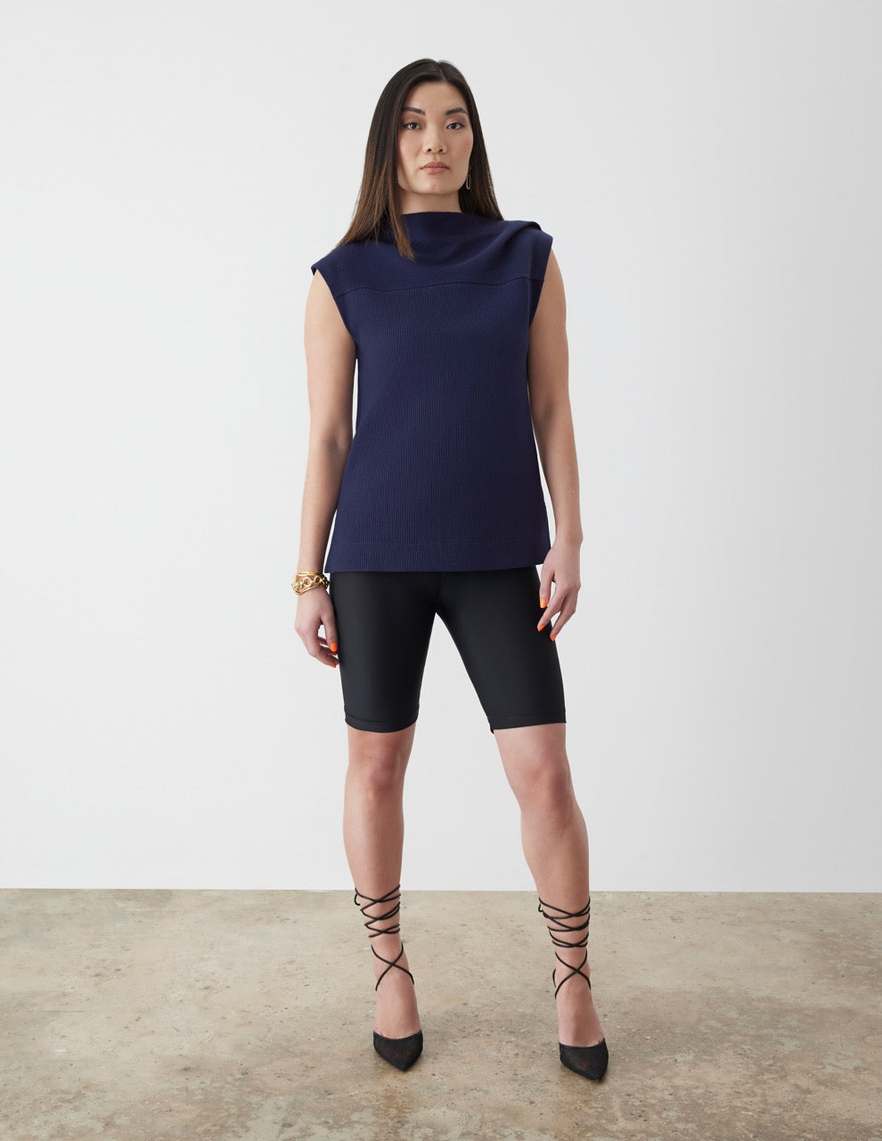 GSTQ Asymmetric Neck Top - Picture 13 of 26