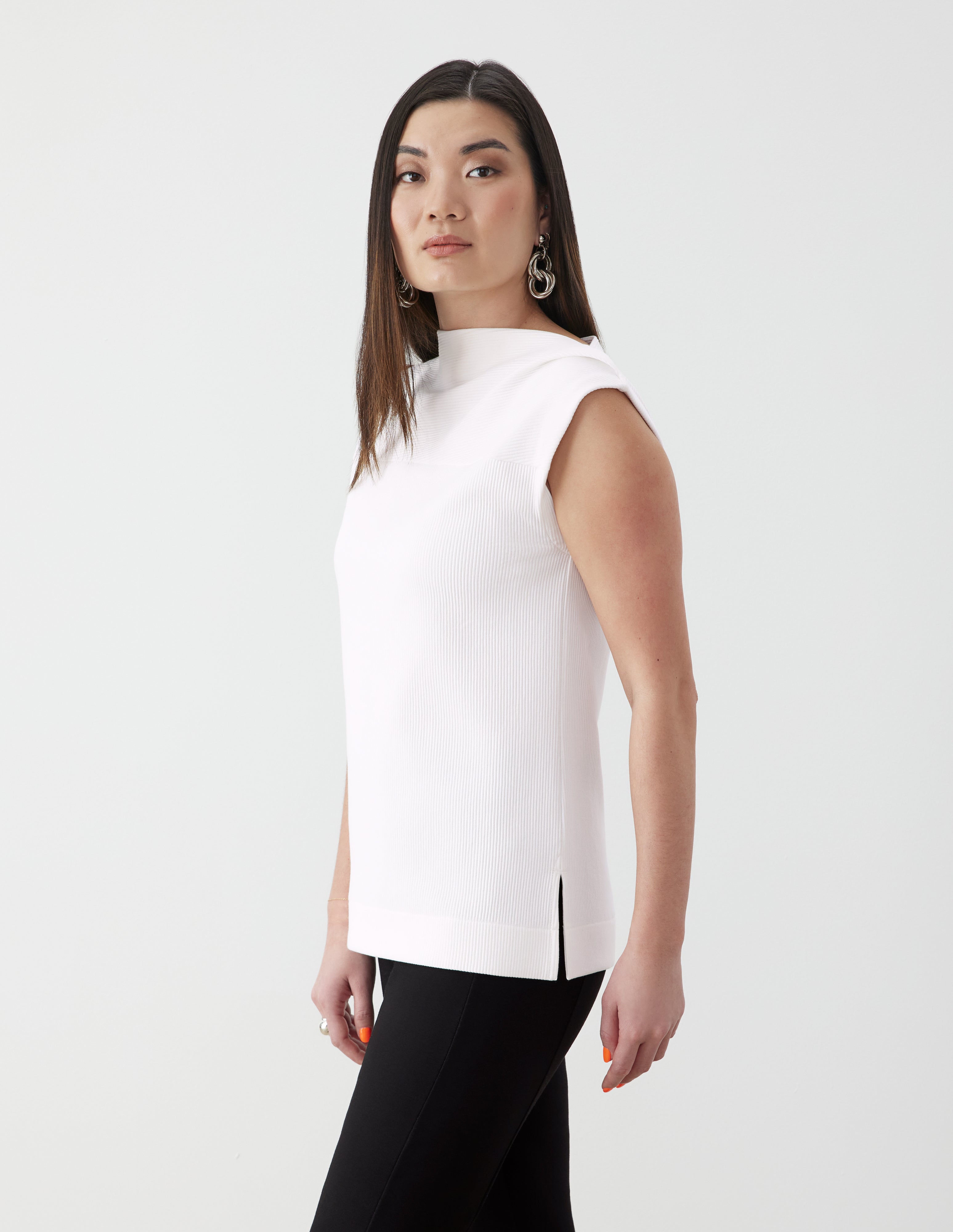 GSTQ Asymmetric Neck Top - Picture 23 of 26