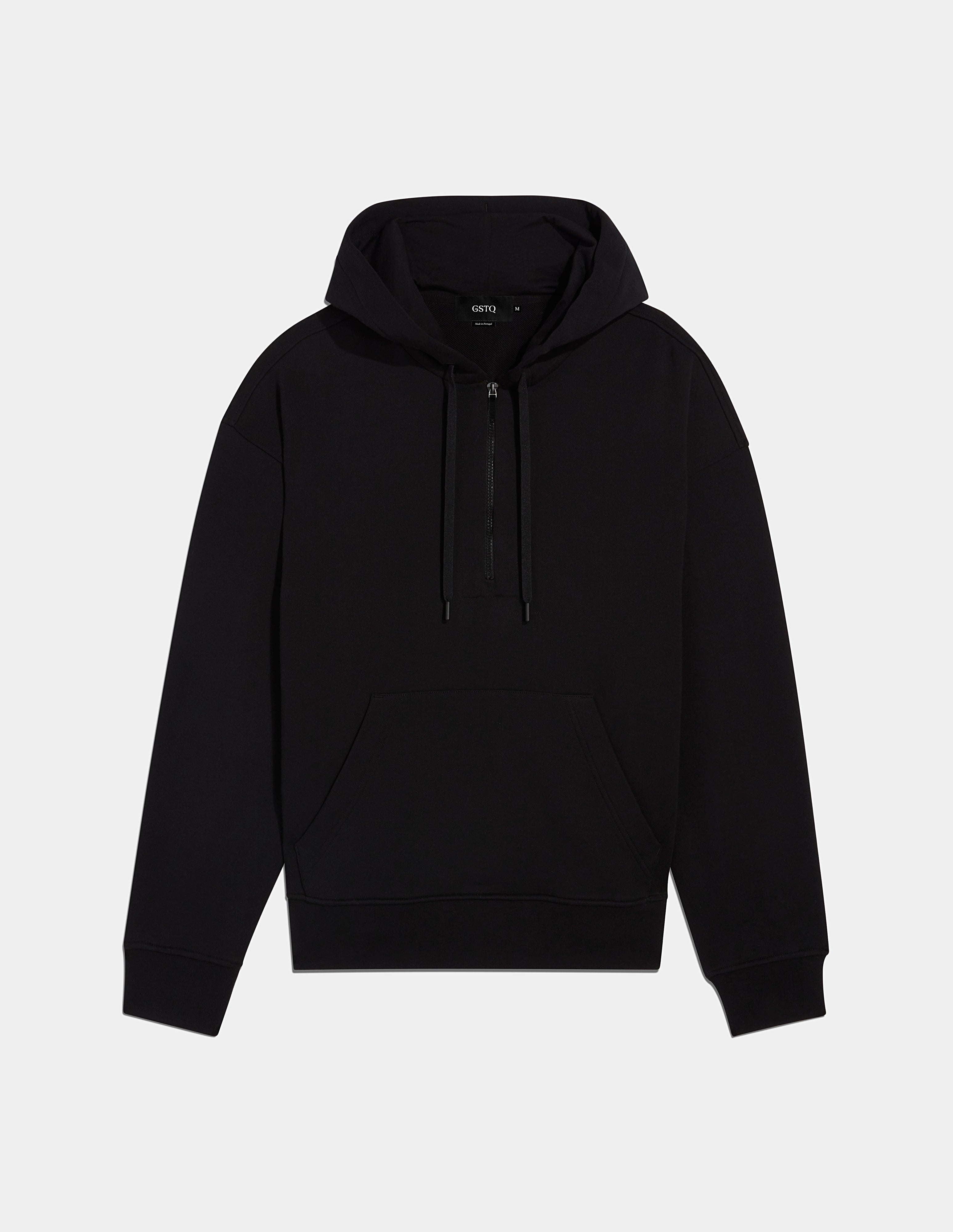 GSTQ Quarter Zip Hoodie White Size XS | eBay