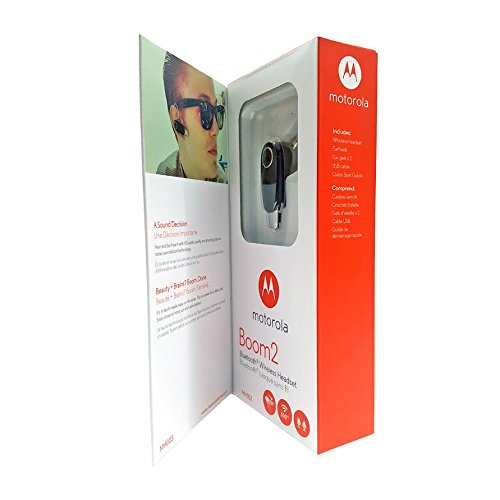 Motorola Boom 2 Wireless Bluetooth Headset MH003 "DualMic Noise