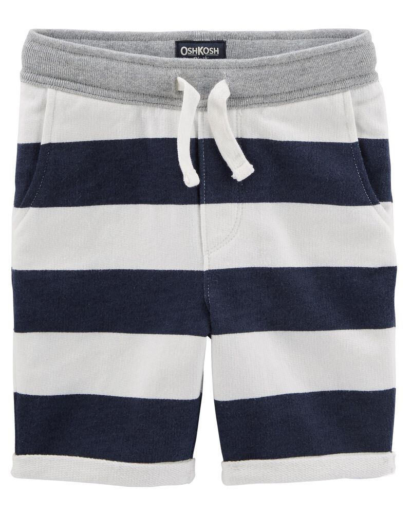 New Carter/'s Boy Shark Pull-On French Terry Shorts navy blue 3T,4T,5T,10//12,14