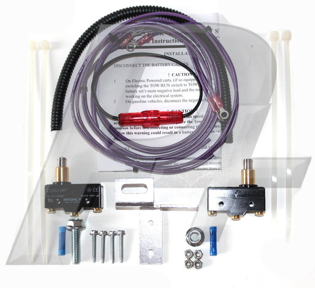 Club Car DS Golf Cart Brake Light Switch Kit 1982 and Up Performance