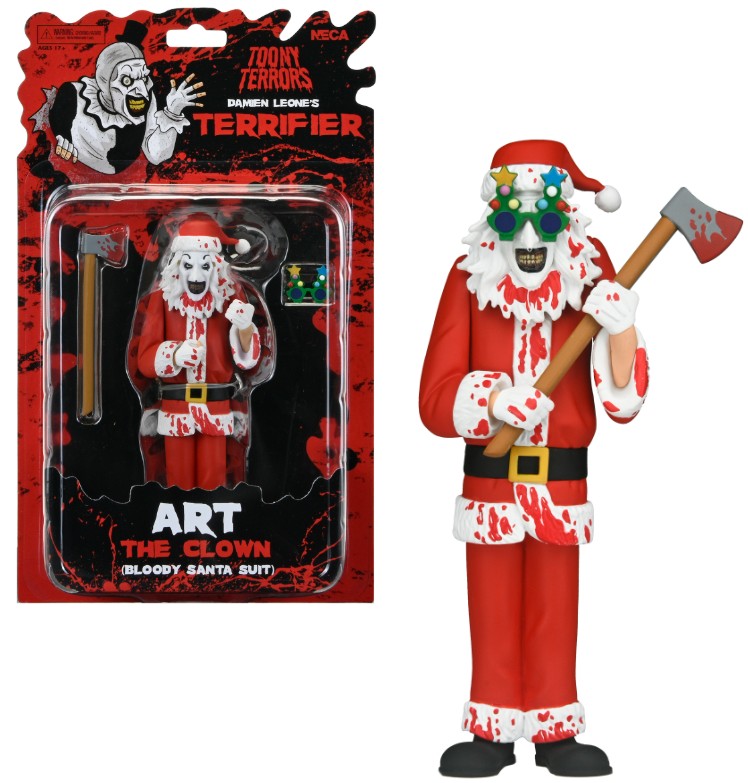 Bloody Santa Suit Art The Clown (Terrifier 3) NECA Toony Terrors