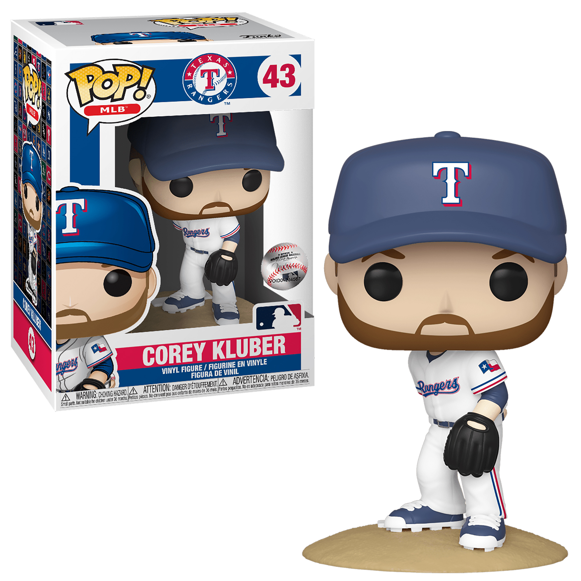 Corey Kluber (Texas Rangers) MLB Funko Pop! Series 3 eBay