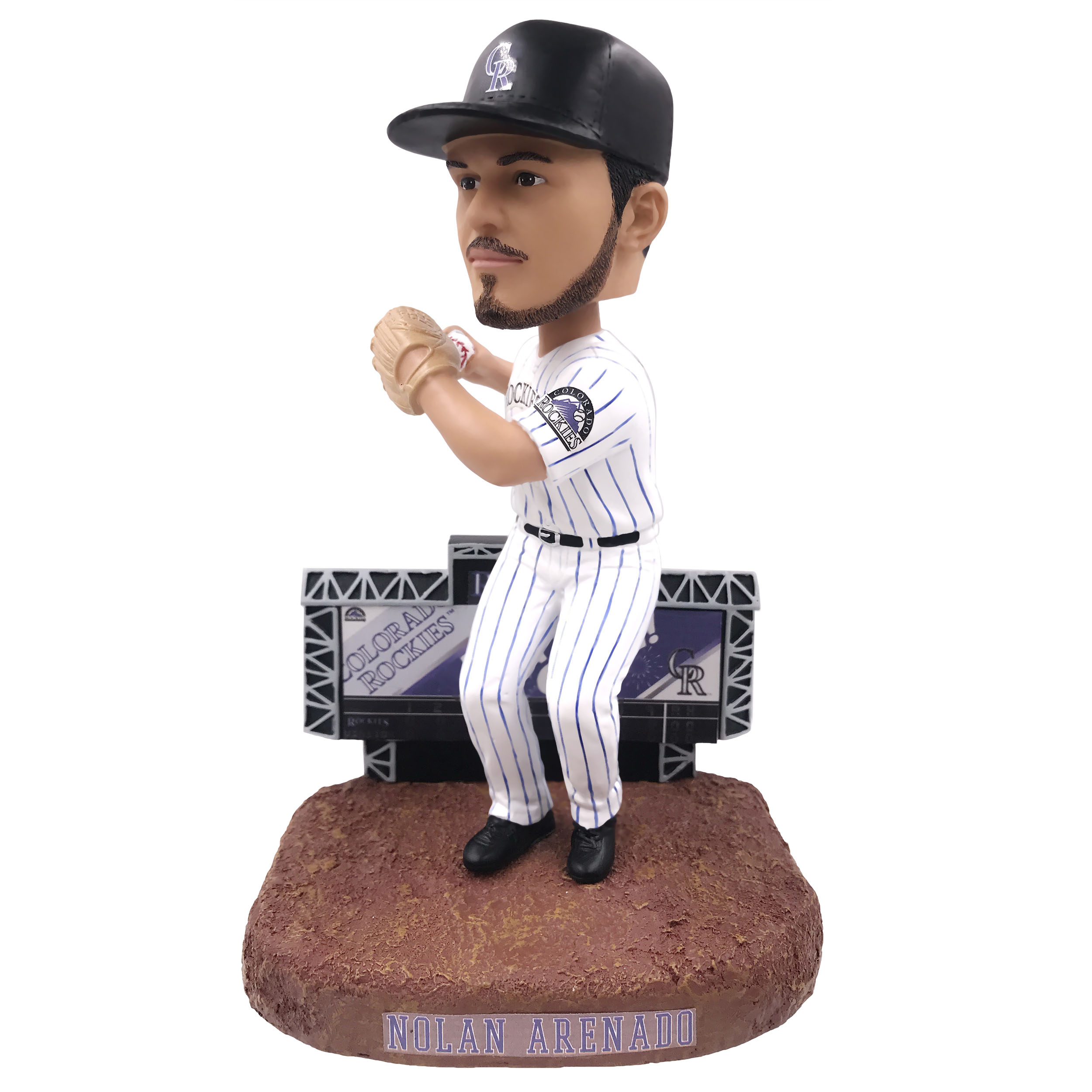 Nolan Arenado (Colorado Rockies) 2020 MLB Scoreboard Bobblehead by Foco