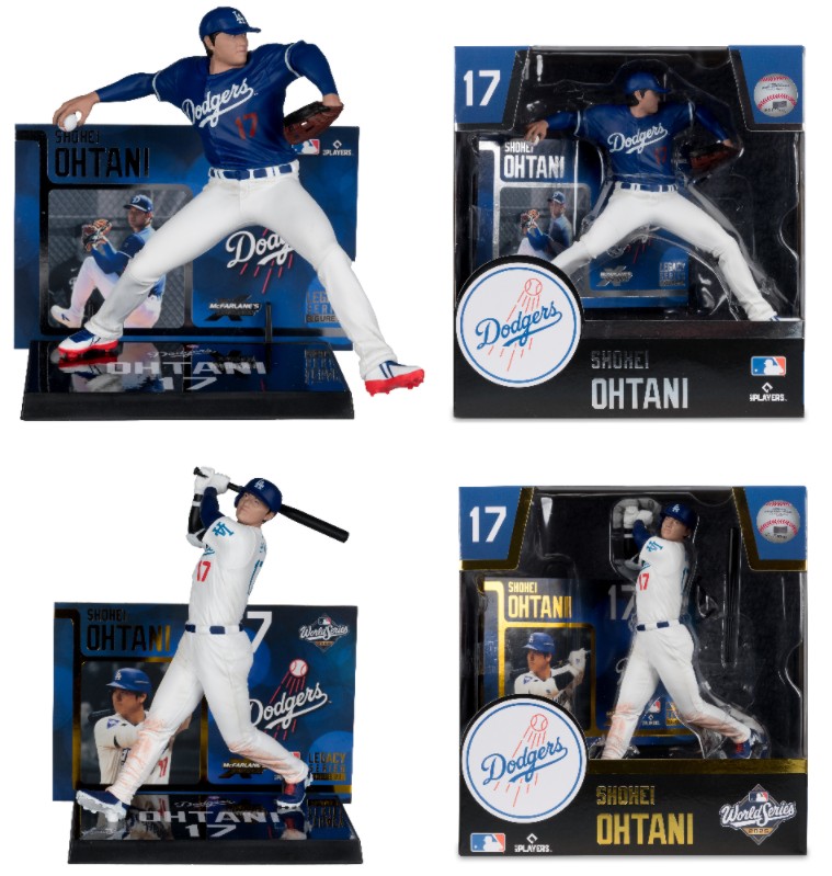 Shohei Ohtani LA Dodgers フィギュア マクファーレン Shohei Ohtani (Los Angeles Dodgers) World Series Batting Pose 7