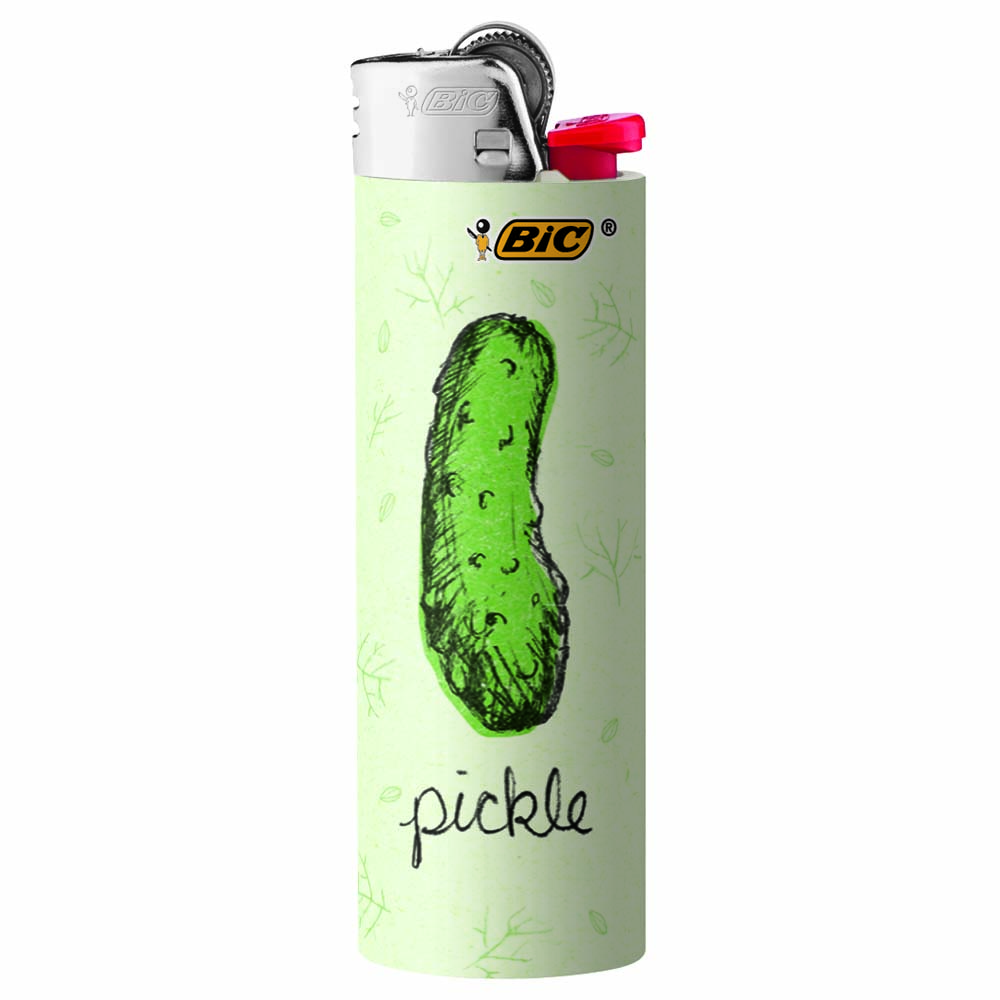 BIC Special Edition Pickle Series Pocket Lighters, Set of 6 Lighters - Picture 2 of 8