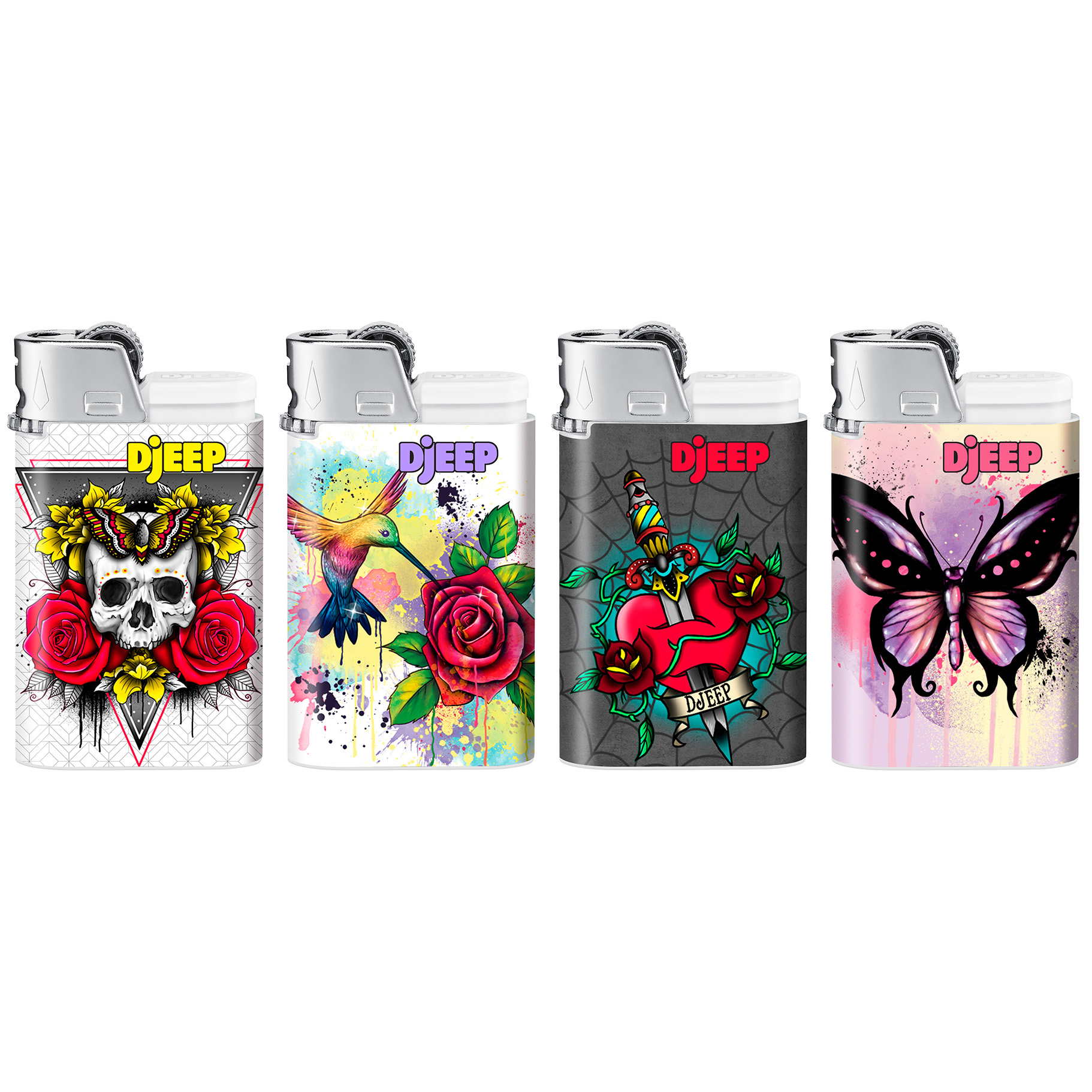 DJEEP Pocket Lighters, TATTOO Collection