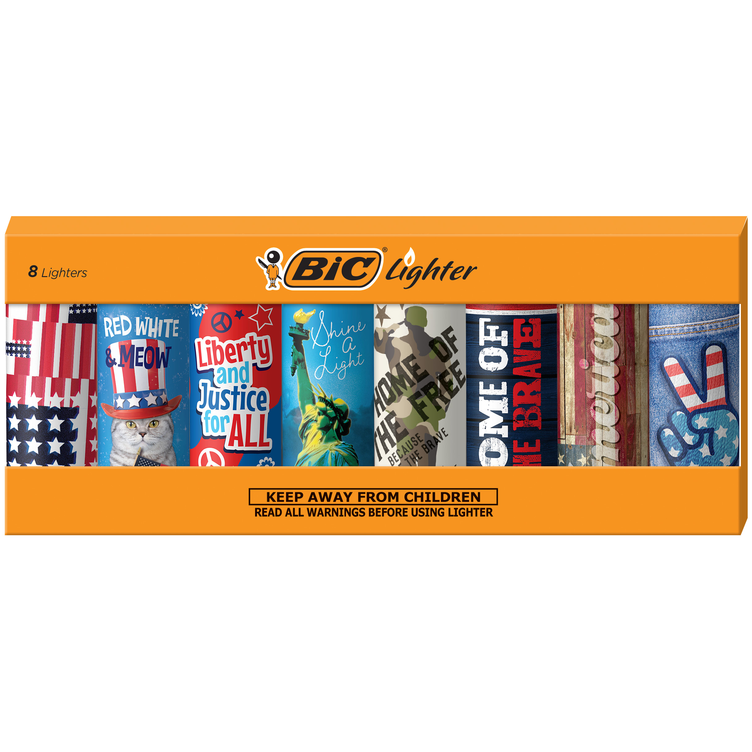 S, Set Of 8 Lighters