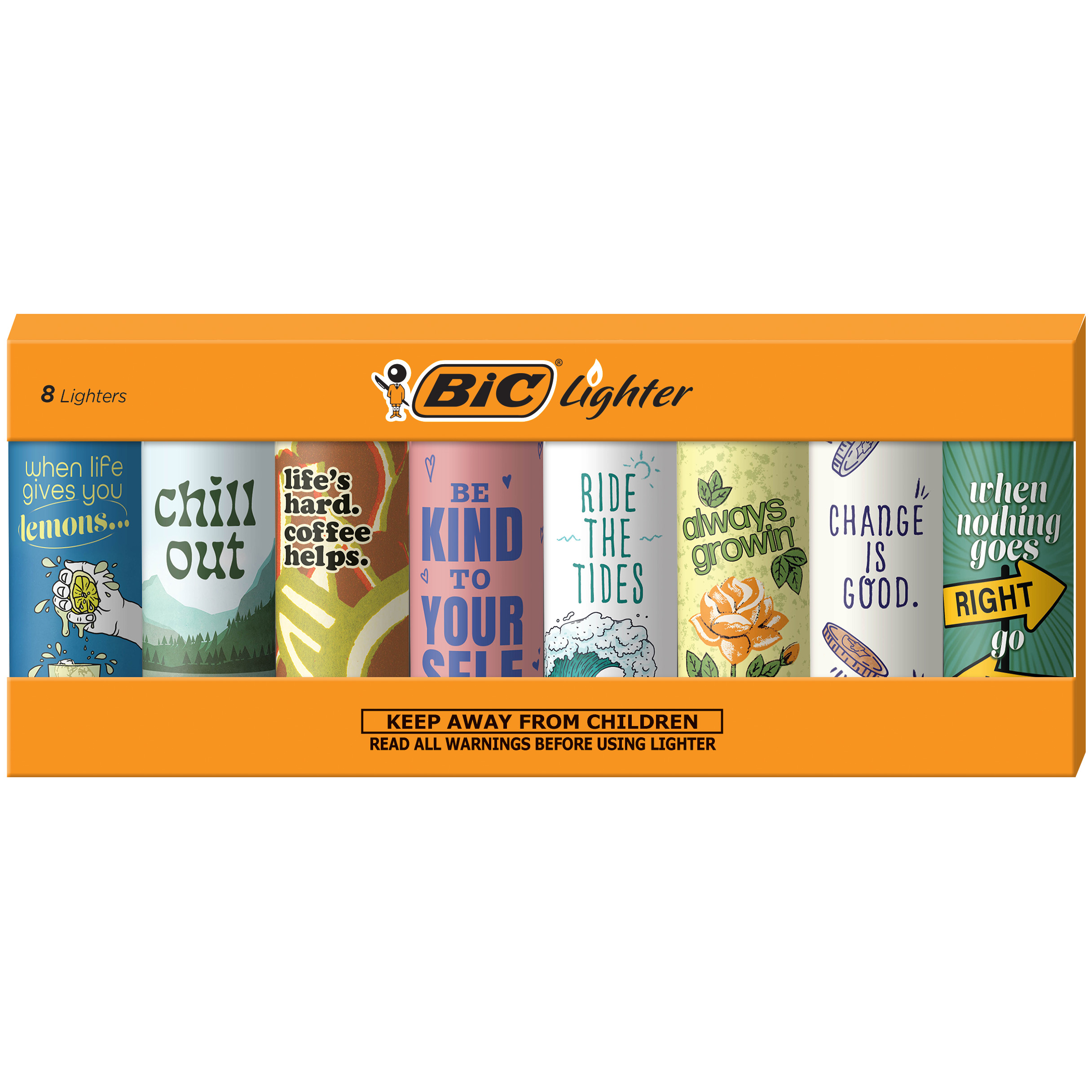 S, Set Of 8 Lighters