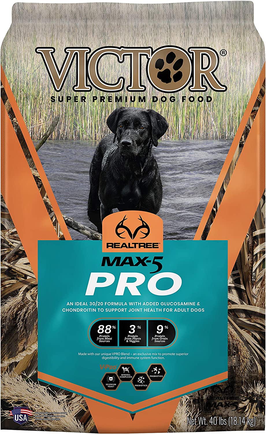 Victor Realtree MAX-5 PRO 7001 40lb Beef Dry Dog Food | eBay